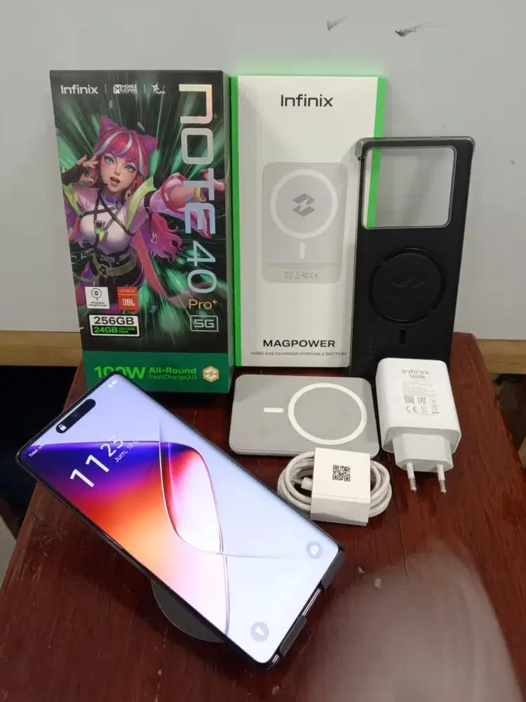 Infinix note 40pro plus 12/256 mulus lenkap kya baru ga da minus