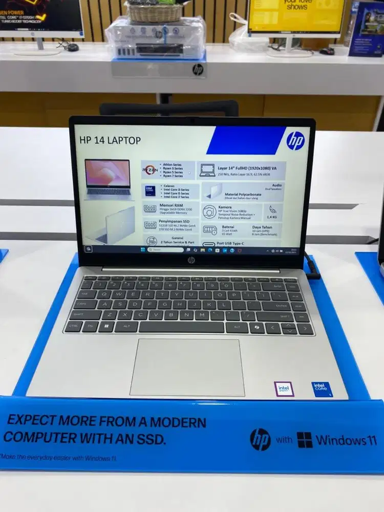 Cicilan Mudah Tanpa CC Laptop HP Intel Core 5 Gen 14 Modal KTP