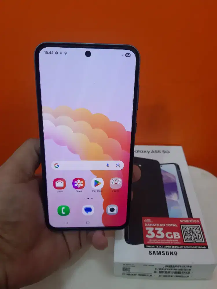 Samsung a55 5g ram 12/256gb fullset ori sein