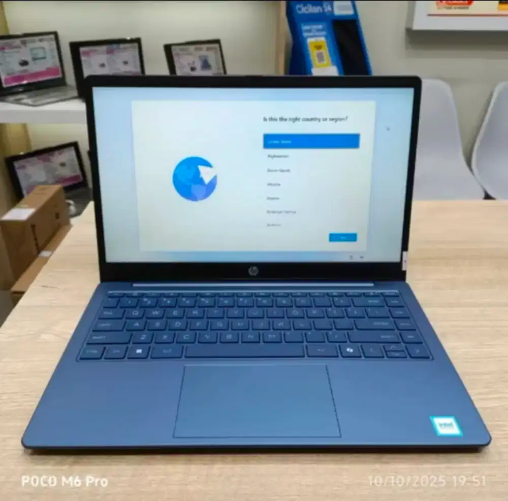 HP 14 INTEL N150 4GB 128GB EMMC 14.0 WIN11HOME WATERBLUE EX DISPLAY