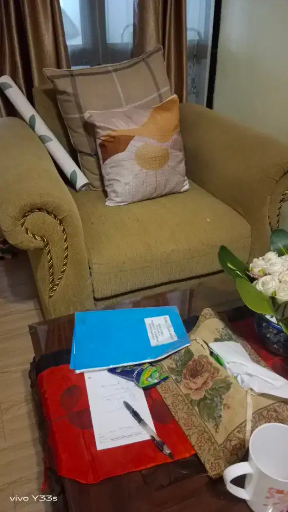 Jual kursi tamu bekas