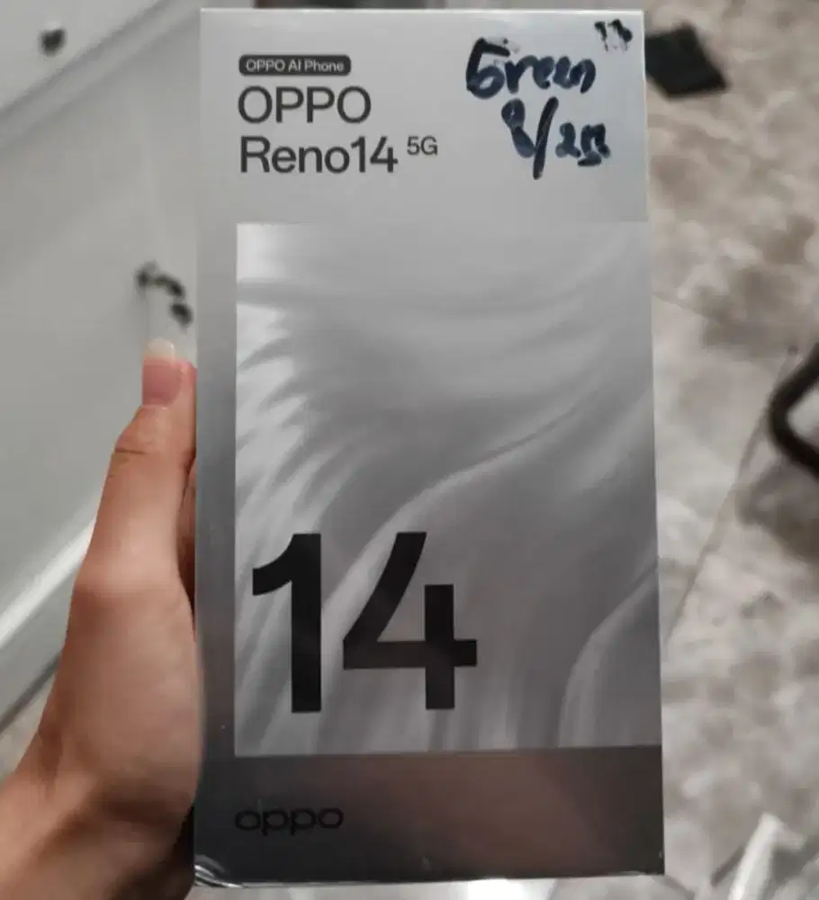 OPPO Reno 14 5G 8GB+256GB Green NEW Garansi Resmi Indonesia