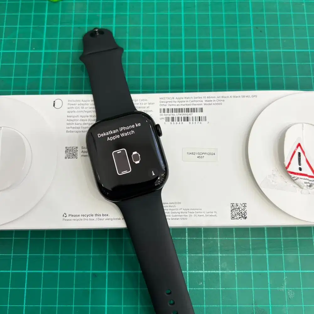 Apple Watch Series 10 46mm Jet Black Fullset No Minus