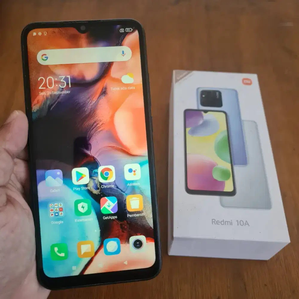 Redmi 10A 4/64 Second Mulus Lengkap Siap Pakai