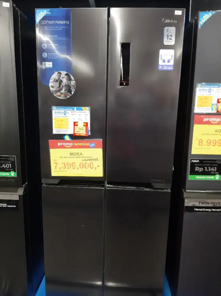 Kulkas Multidoor Midea MDRF550 Bisa Cicilan Tanpa Kartu Kredit
