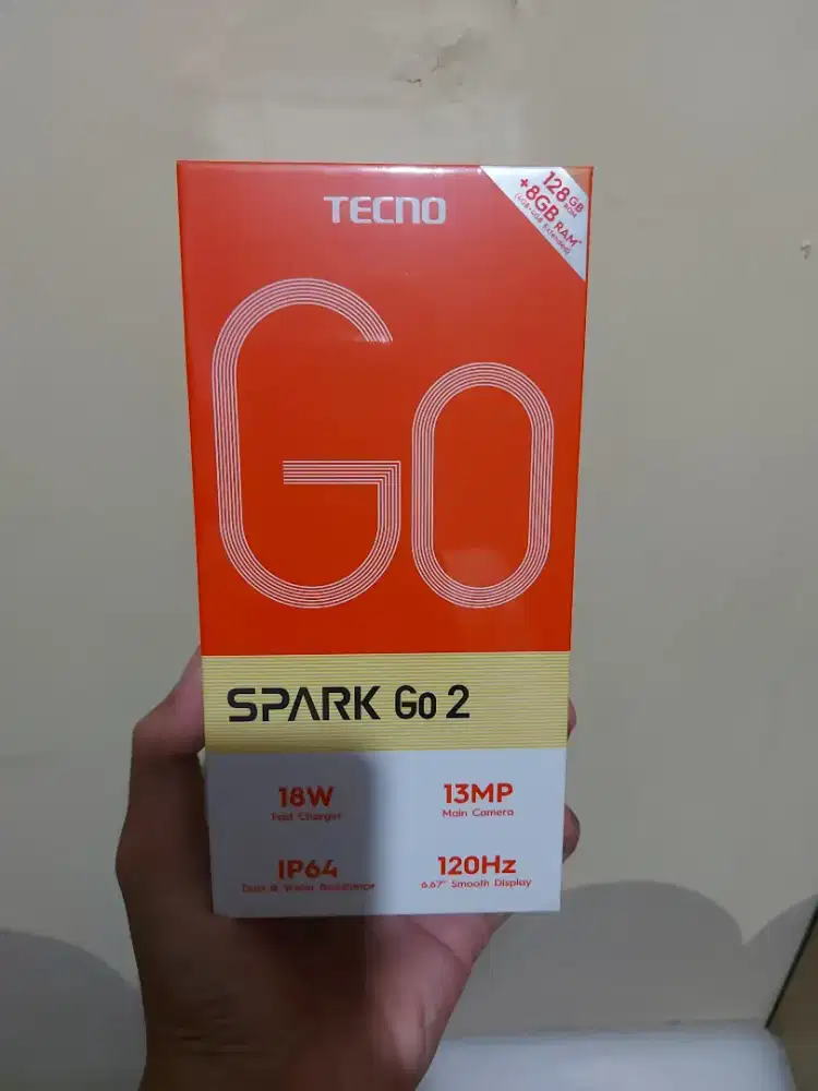 NEW Segel Tecno Spark Go 2 4/128 Titanium Grey