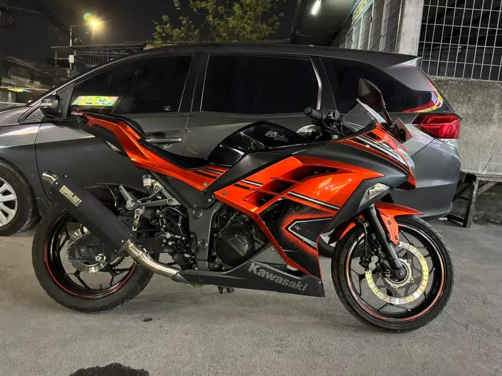 Kawasaki Ninja 250 SE ABS thun 2014 pajak panjang mesin halus jozz.