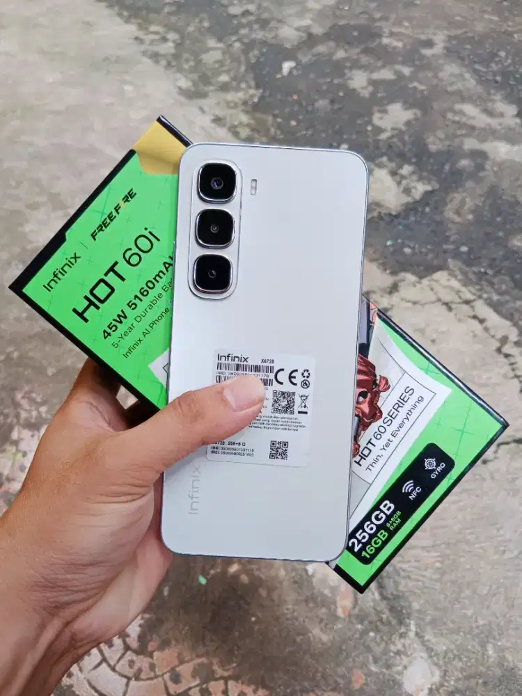INFINIX HOT 60I RAM 8+8/256GB + NFC (FULLSET)