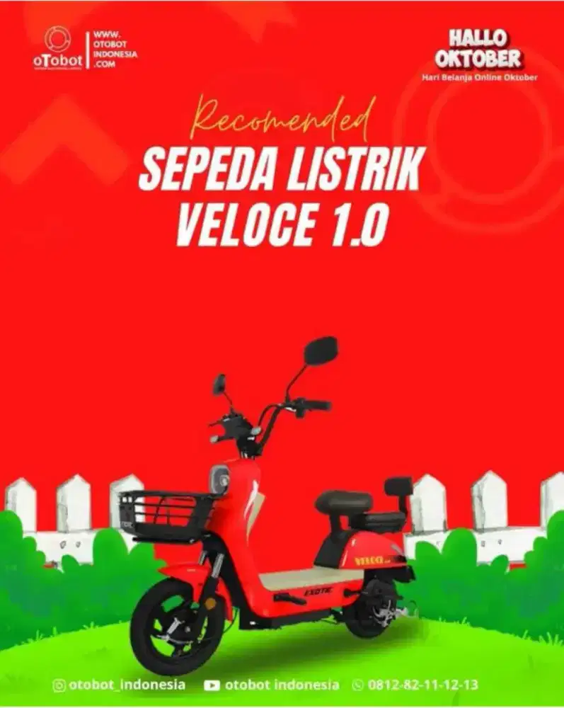 SHOROOM RESMI SEPEDA DAN MOTOR LISTRIK OTOBOT UWINFLY RANGKASBITUNG