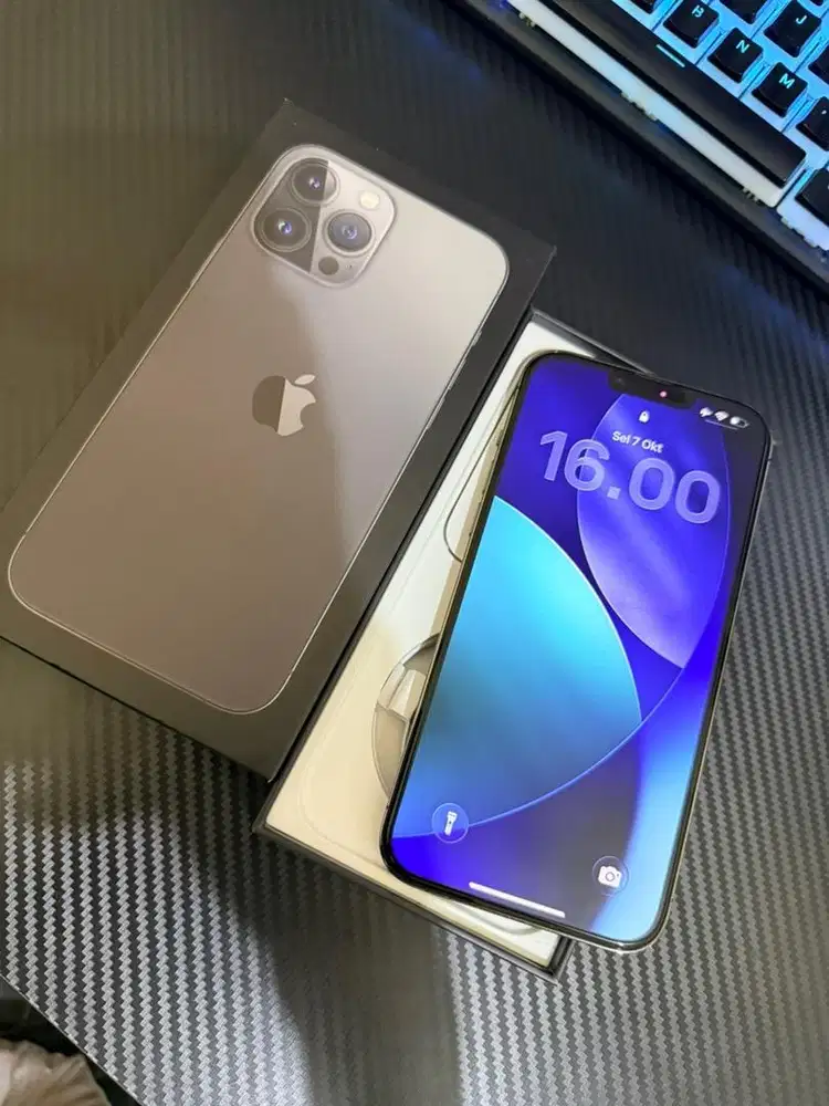 Iphone 13 Pro Max 128GB Graphite - Second Like New Fullset Original