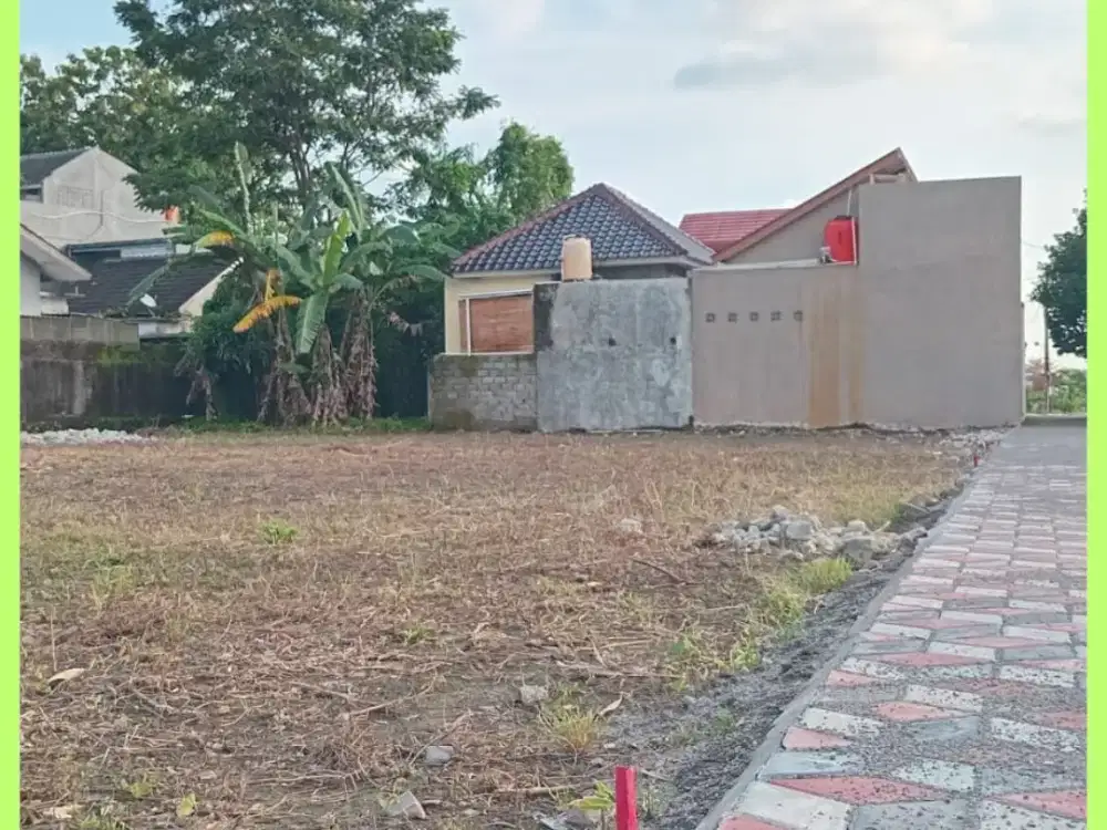 Tanah SHM Pekarangan Siap Bangun Utara Pasar Gentan Kaliurang