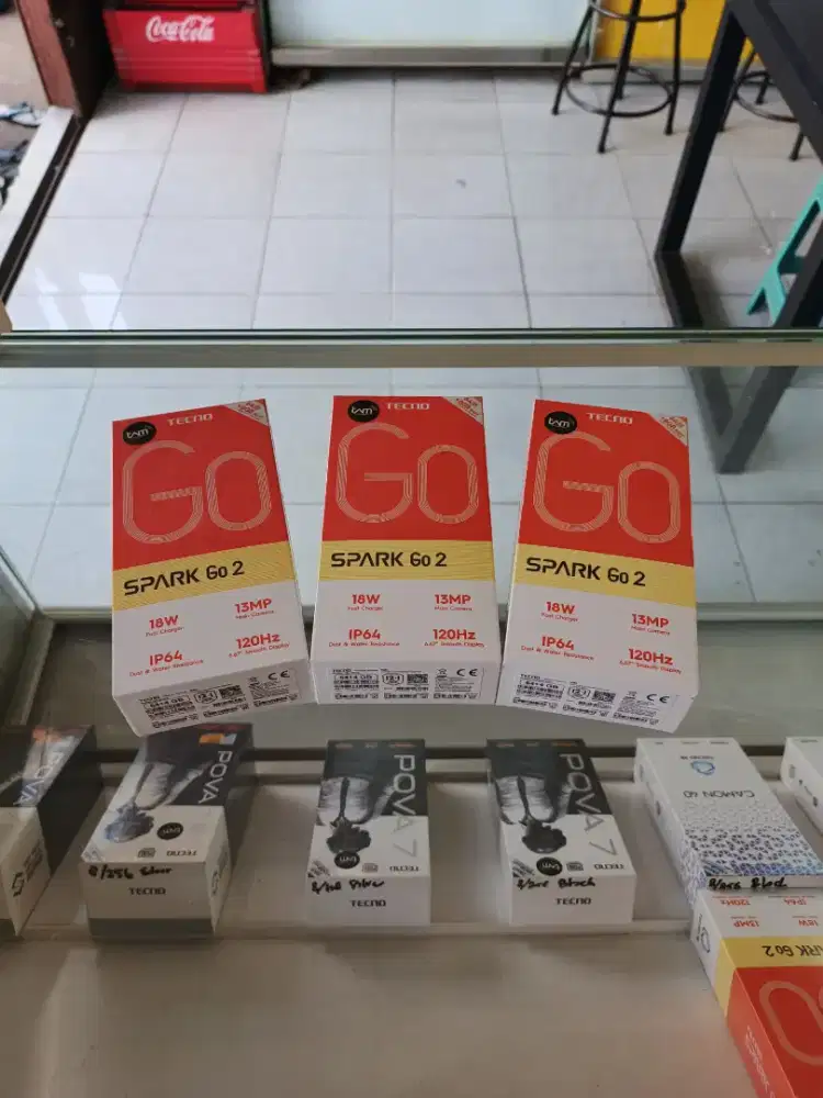 [ Fast respon WA ] Tecno Spark GO1 4+4/128 Garansi resmi 13bln