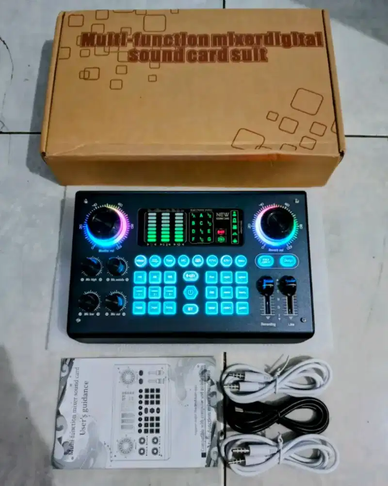 Soundcard C100 48V
Untuk Live TikTok & Recording