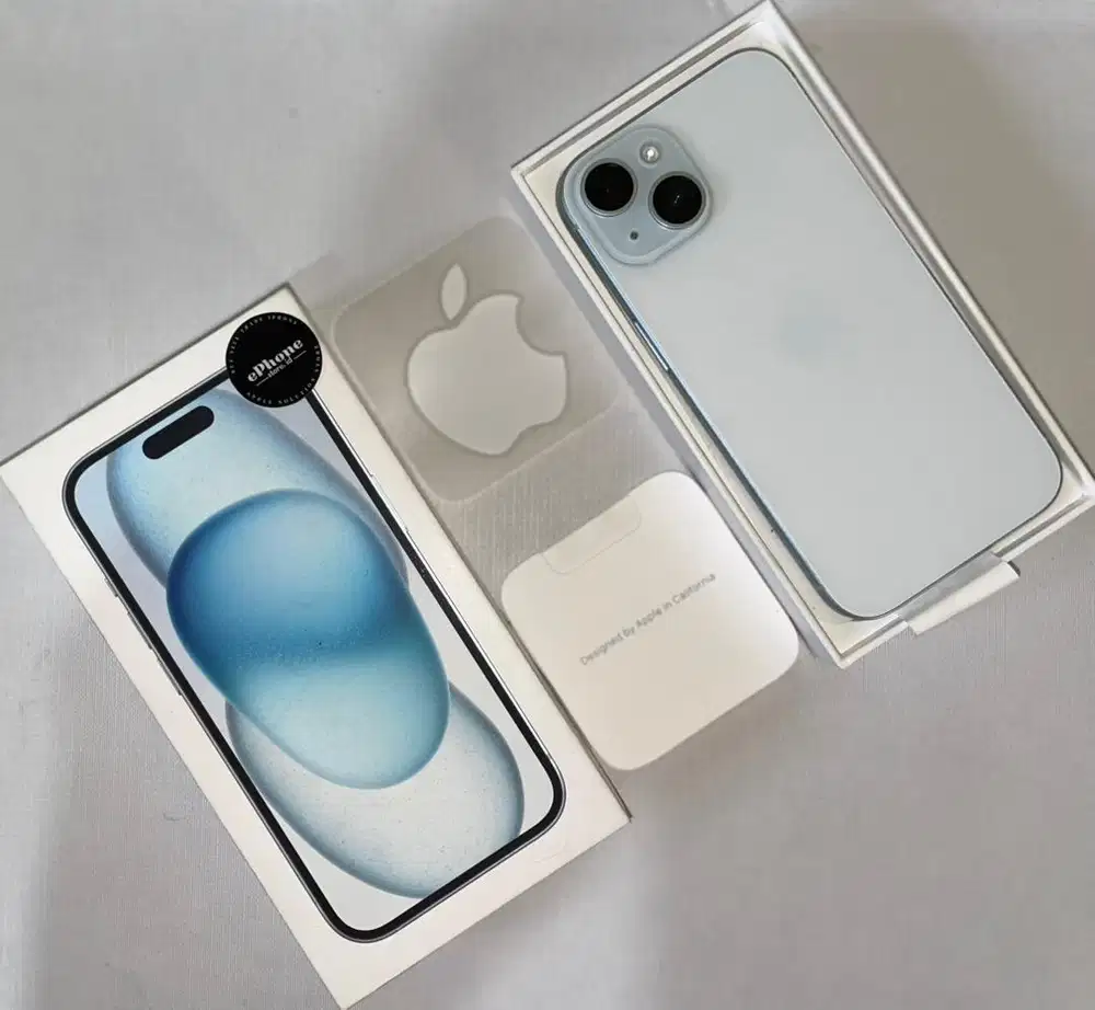iPhone 15 Blue 256 Resmi iBox