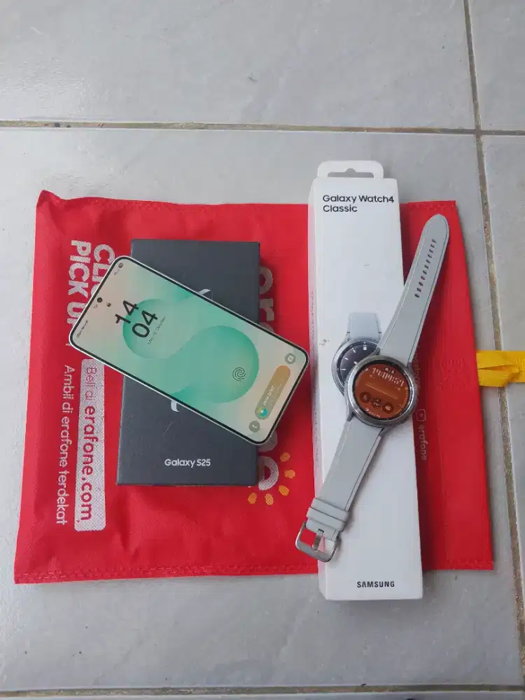Samsung S25 12/512gb & galaxy watch 4 classic 46mm