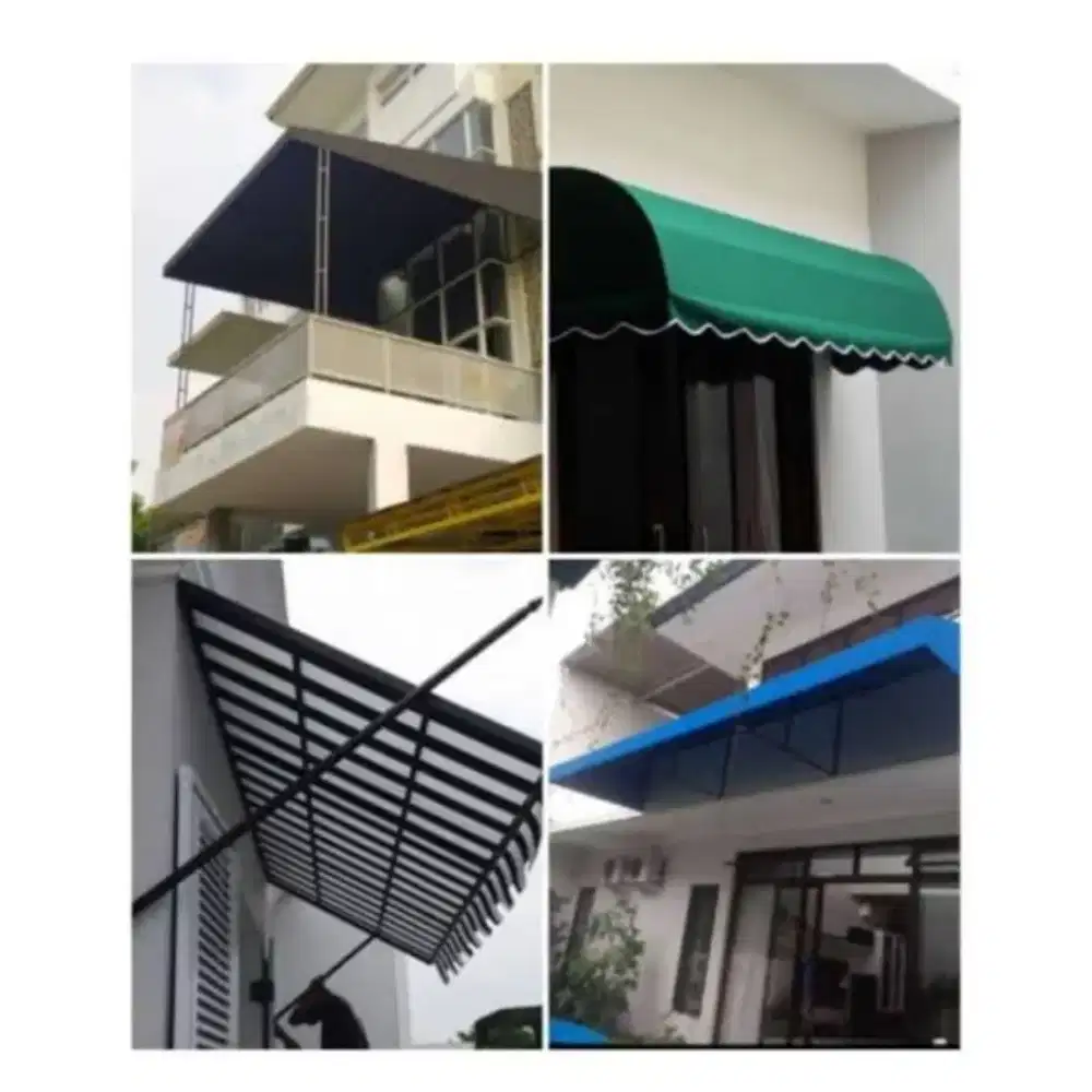 Terima pesanan pemasangan canopy awning / kain 017