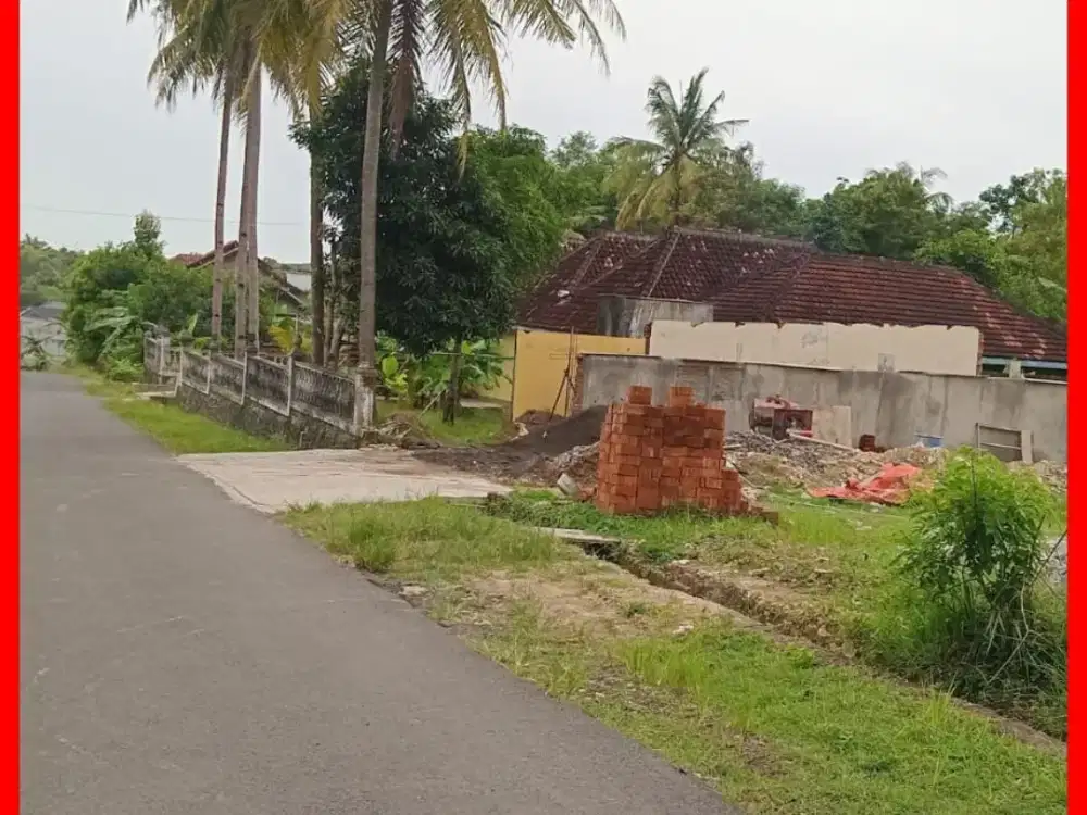 Tanah 1 Jt-an/m SHM Pekarangan Siap AJB Notaris Area Gamping Jogja