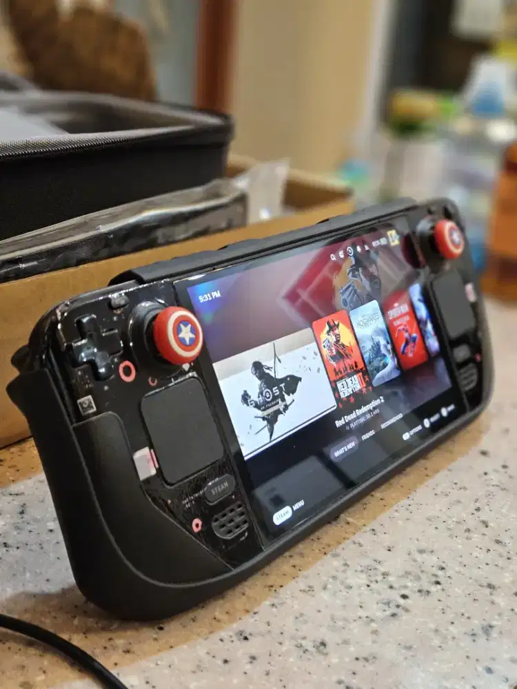 Steamdeck OLED 1,5TB SteamOs fullset nominus siap pakai