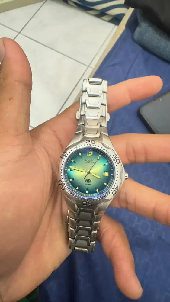 FOSSIL BLUE MENS WATCH
