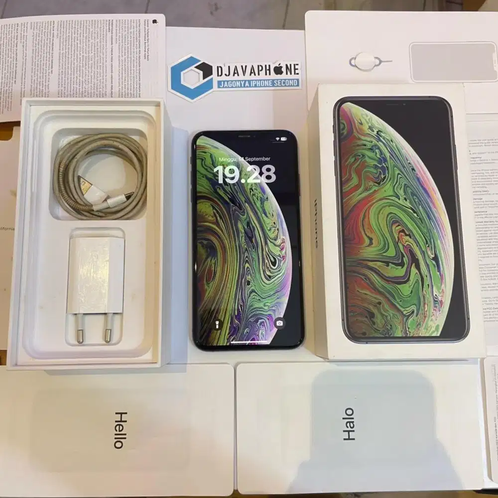 iPhone XS MAX Space Grey 64GB BH 100% Ex iBox Resmi