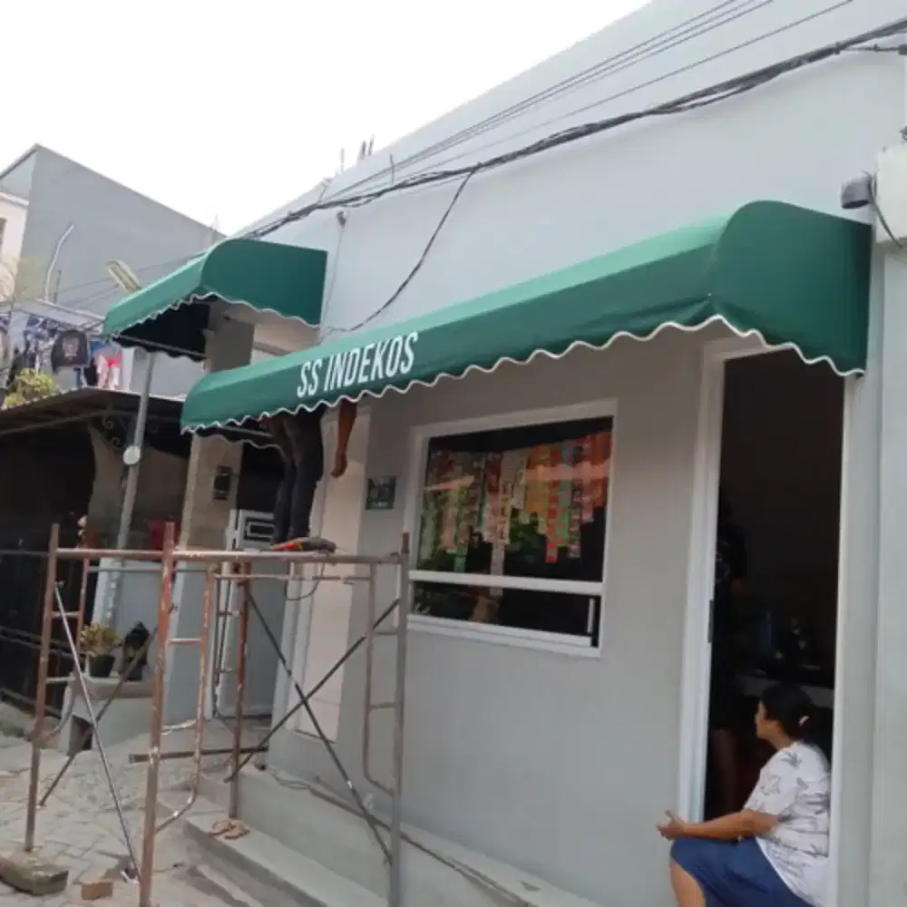 Terima pesanan pemasangan canopy awning / kain 019