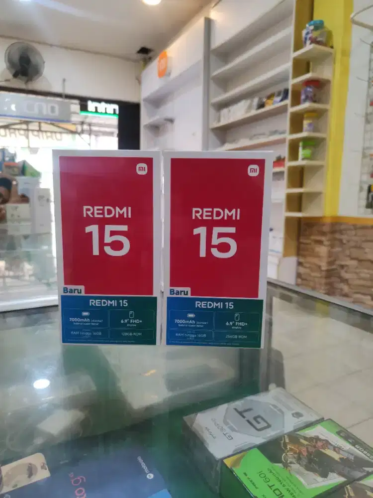 Redmi 15 8/128 promo+bonus cash & kredit Garansi Resmi