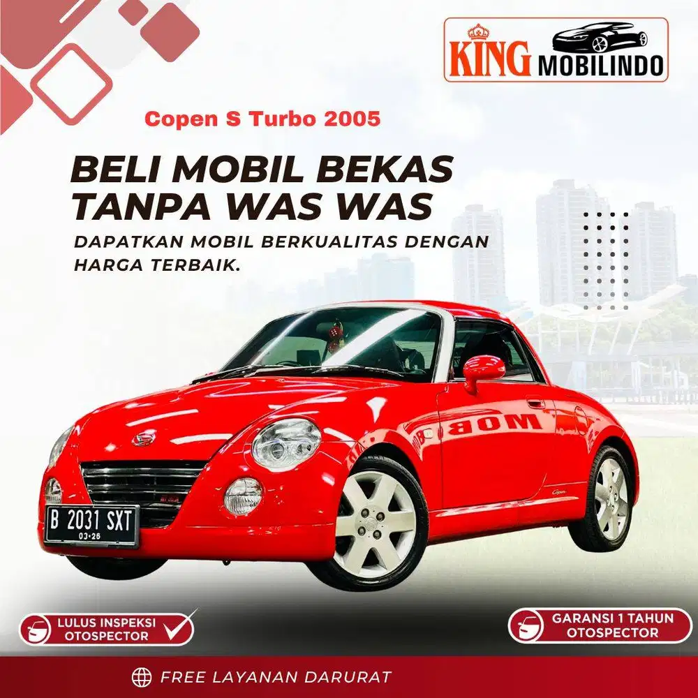( Antik KM 11rb ) Daihatsu Copen 0.7cc turbo AT 2005