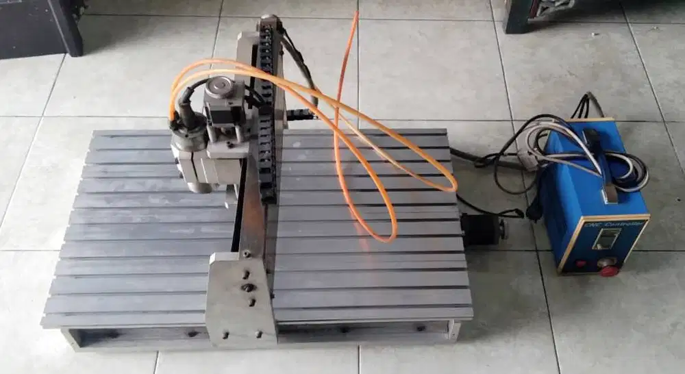 CNC 6040 4-Axis Water-Cooled 2.2kW, Siap Produksi & Engraving - Nego