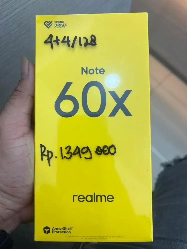 Realme note 60x new