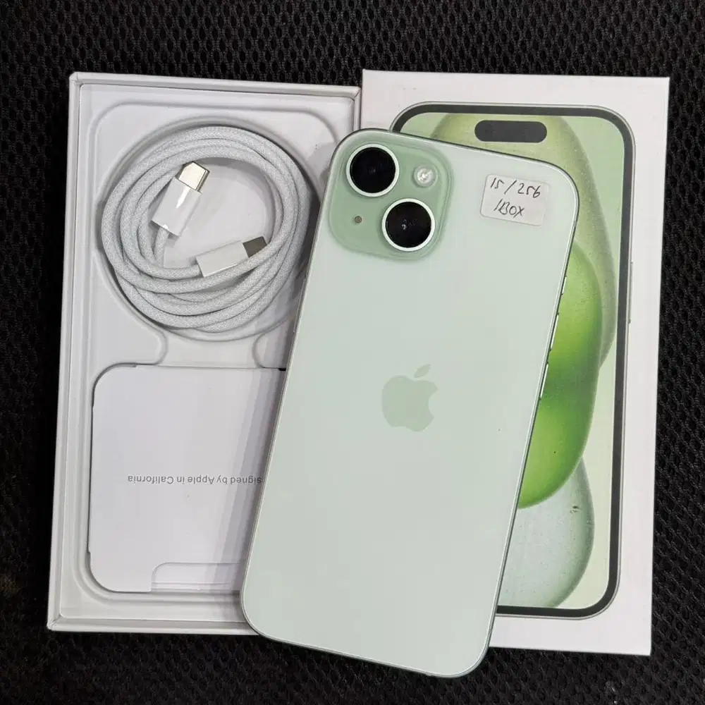 iphone 15 256gb ibox mulus like new fullset bergaransi no minus