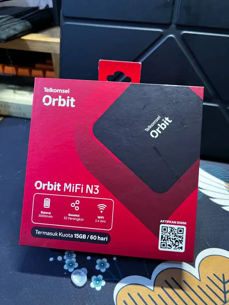 Orbit Telkomsel Mifi N3, Baru dan Segel, Belum Diaktivasi