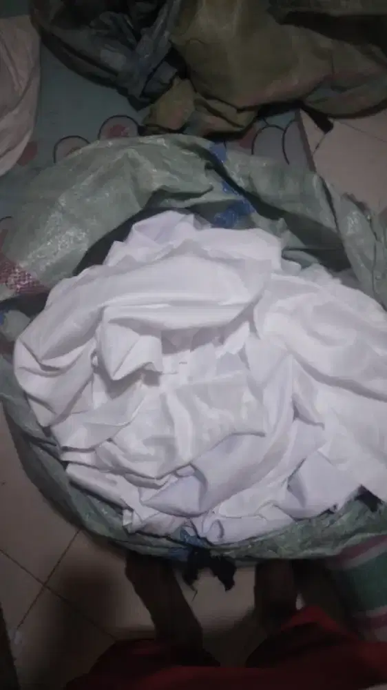 kain lap bahan putih polos