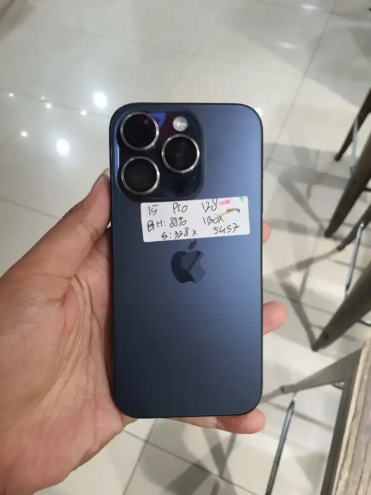 Iphone 15 PRO 128 GB Resmi iBox Blue Titanium