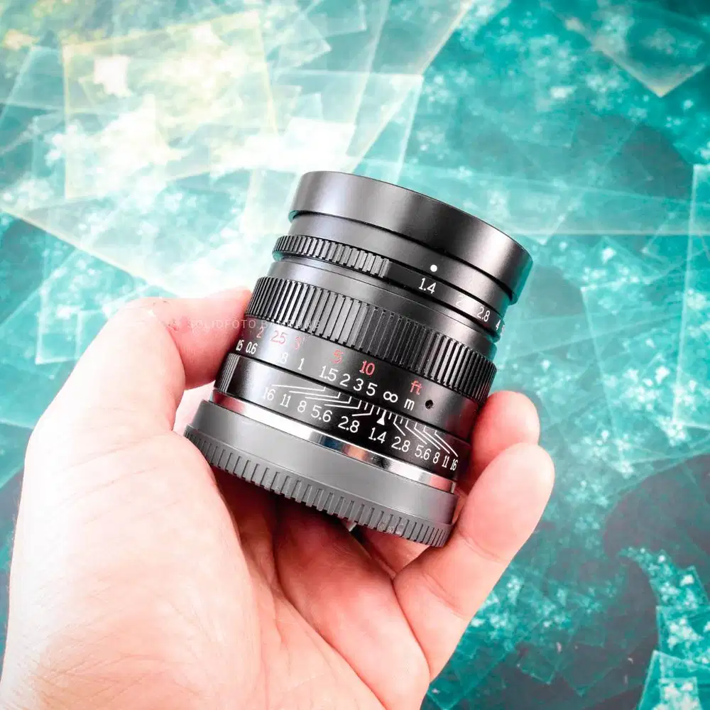 Lensa 7artisans 35mm F1.4 for Sony FE. Used. Mulus