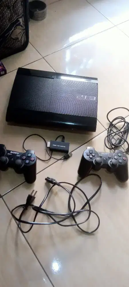 PS 3 slim Nyala Normal Cuma Hdmi Ga bs Hrs pake sambungan Convert