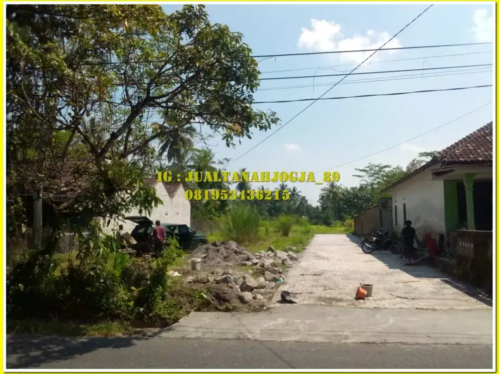 AREA TEMPEL SLEMAN TANAH MURAH DEKAT EXIT TOLL BANYUREJO JOGJA