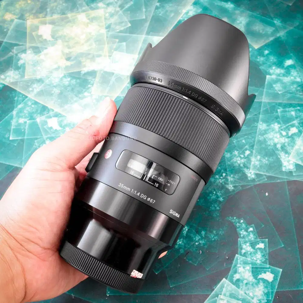 Sigma 35mm F1.4 DG Art. for Sony. Fullset Mulus Sekali
