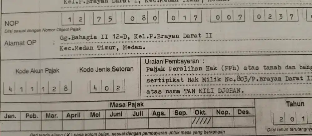 Jual hitung Tanah saza