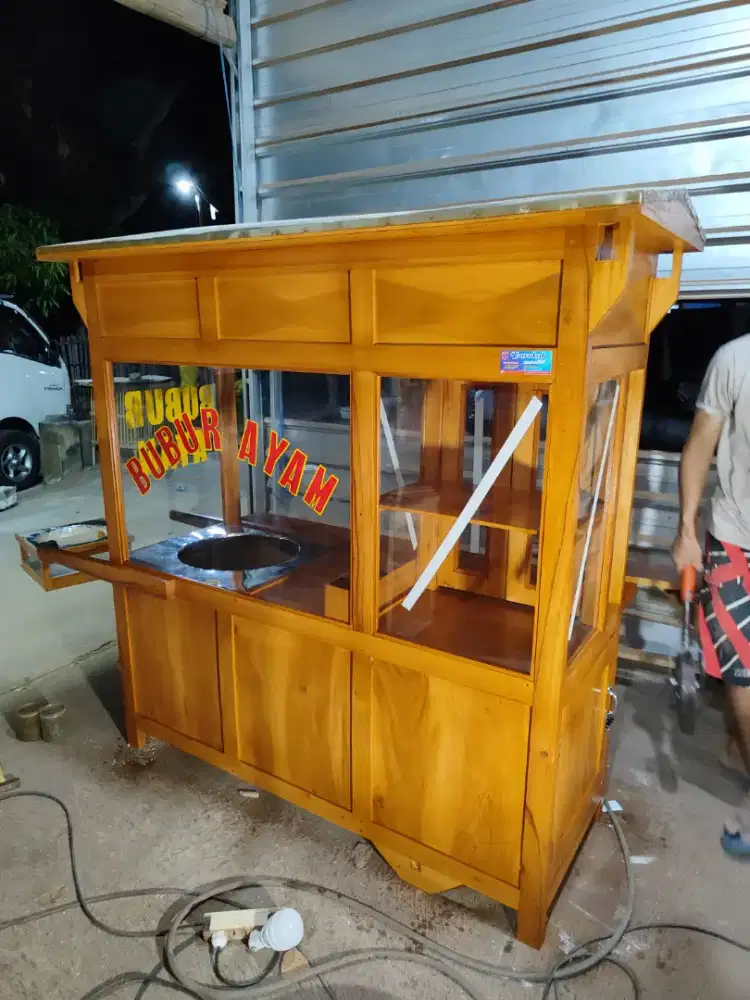 Gerobak Angkringan jg Melayani Pesanan Grobak Bakso Mie Bubur Sate dlL