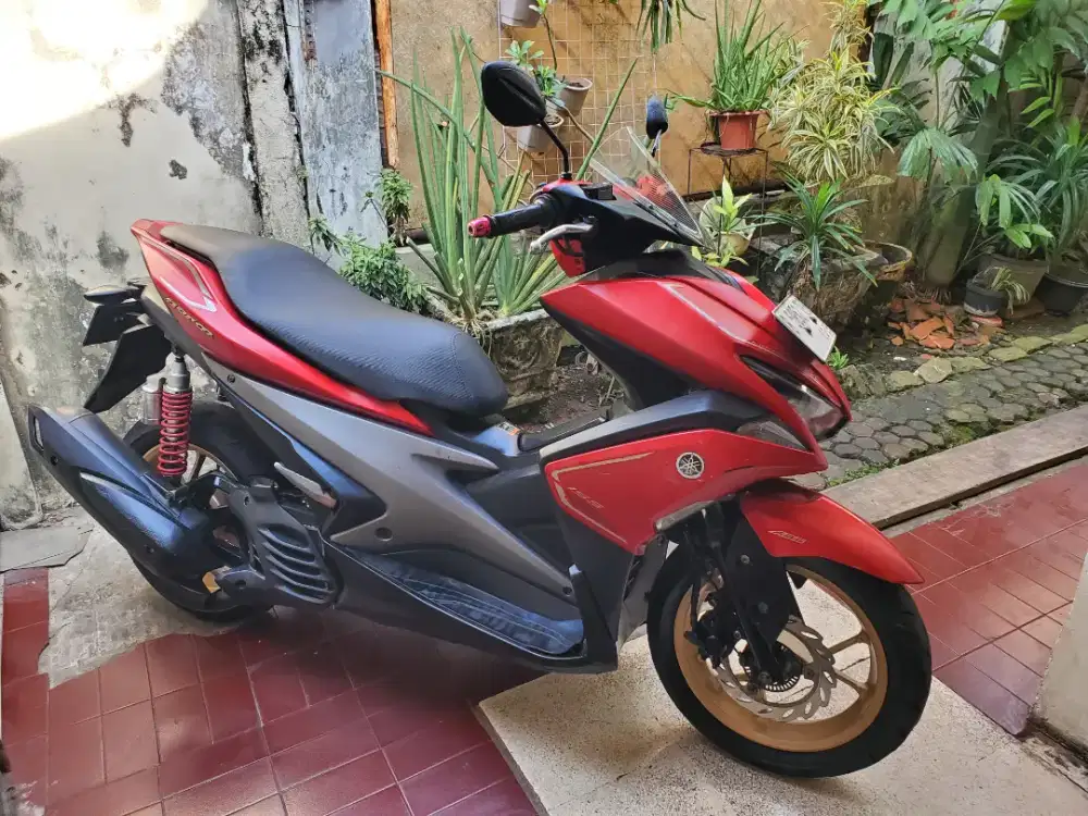Yamaha Aerox S, Abs Keyless Merah 2019 Full orisinil.