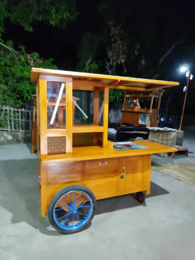 Gerobak Angkringan jg Melayani Pesanan Grobak Bakso Mie Bubur Sate dlL