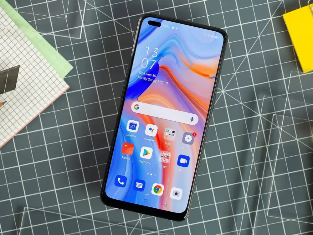 Dijual HP Oppo Reno 4F Ram 8/128 Super Amoled
