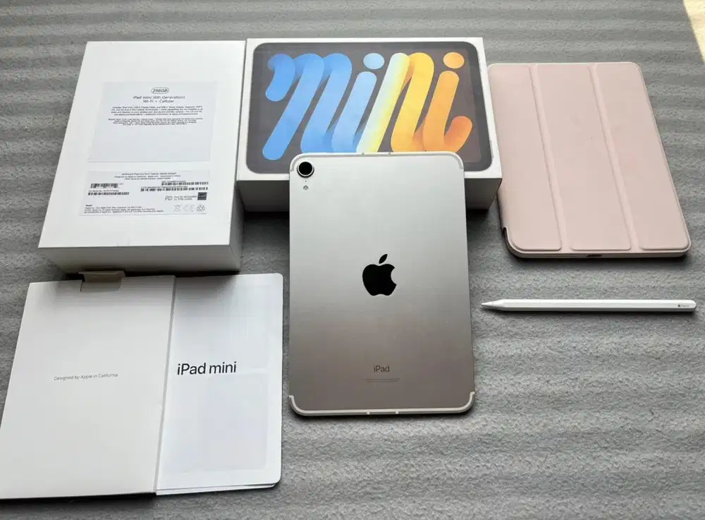 iPad Mini 6 256gb Cellular Fullset