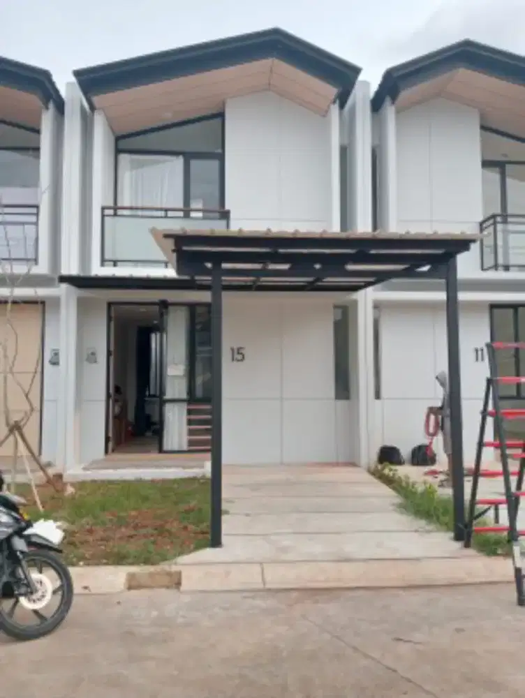Kanopi baja ringan atap alderon, spandek pasir dan polos