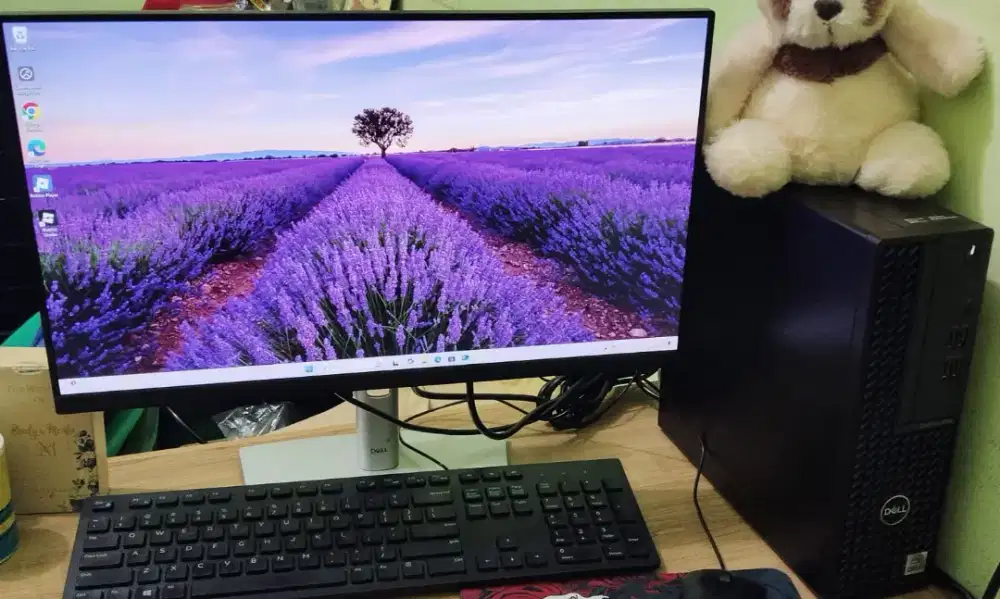 PC Fullset Dell Optiplex 3080 SSD 1TB Ram 8GB Muluss kayak baru