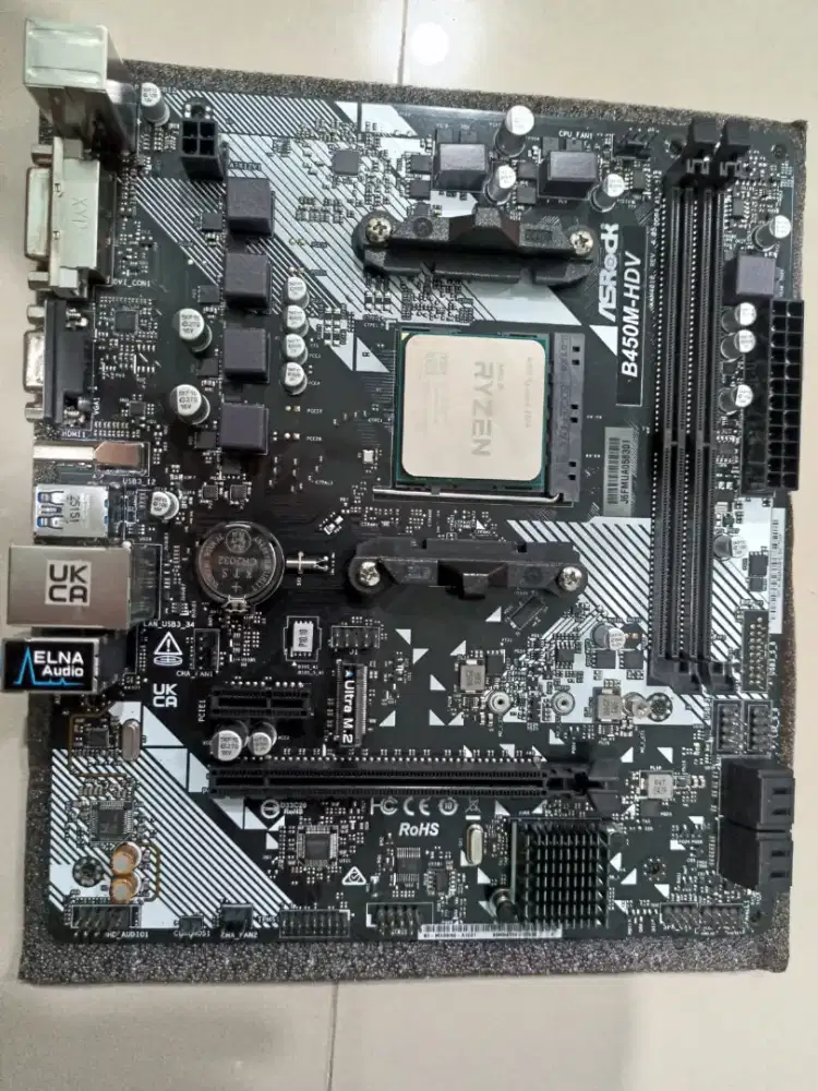 Mobo B450M + Ryzen 5 5500 + Ram 16 GB