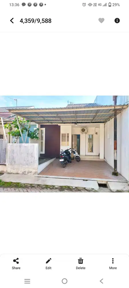 Disewakan rumah 15 Juta Per Tahun (Khusus Muslim)