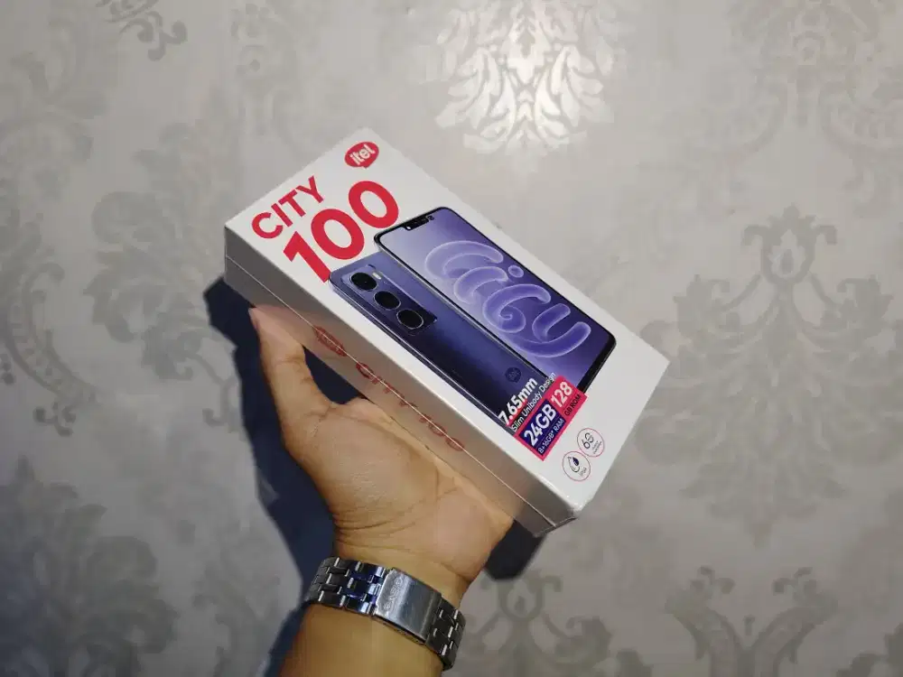 itel city 100 ram 8/128 new baru ( setara a90 p70 p65 infinix hot 50i)