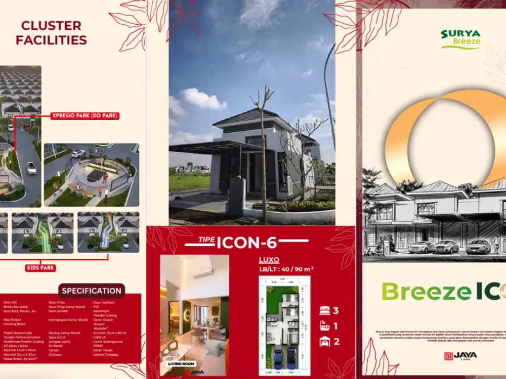 JayaLand - Surya Breeze Icon Sidoarjo (Compact City with Green Development) - UTJ 5 Jt