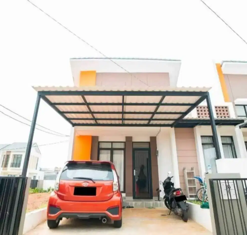 kanopi besi hollow galvanis model profilan
